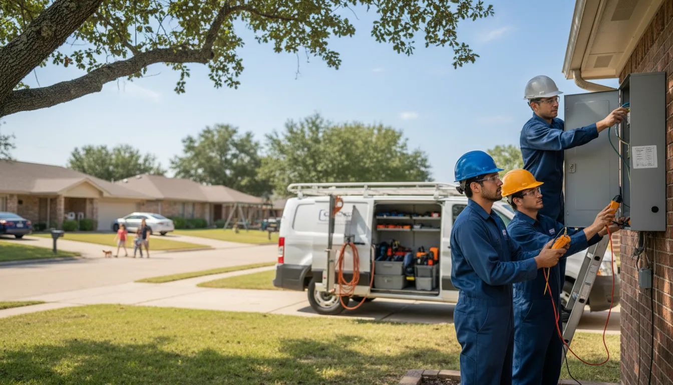 Certified electrician providing emergency electrical services in Waverly, IA